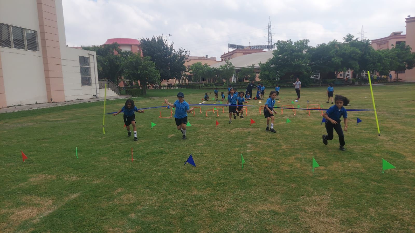 Racing to Success: Class 2 Celebrates National Sports Day with Thrilling Obstacle Course